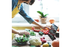 Image Vegetables Cooking Woman